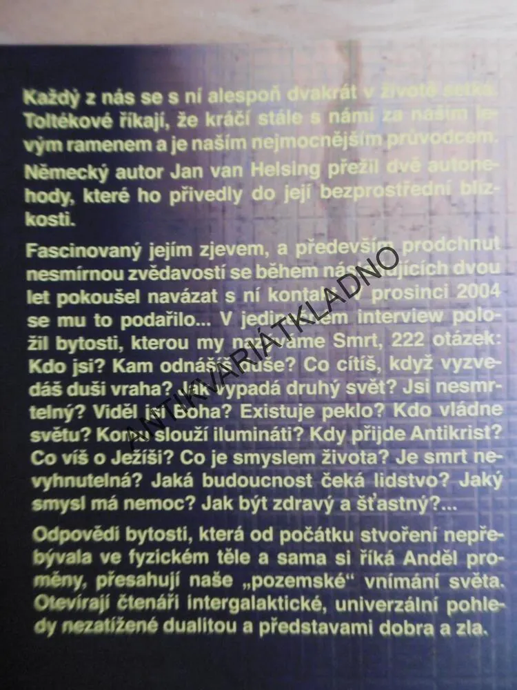 KDO SE BOJÍ SMRTI? JAN VAN HELSING