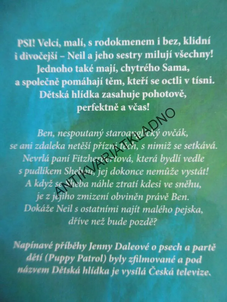 DOBRÁK BEN, DĚTSKÁ HLÍDKA, JENNY DALEOVÁ, **an