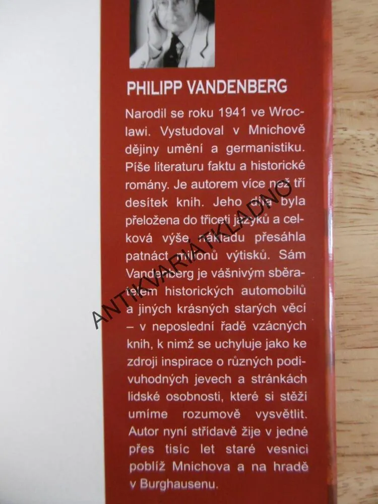 TROJSKÝ POKLAD, PHILIPP VANDENBERG, **an