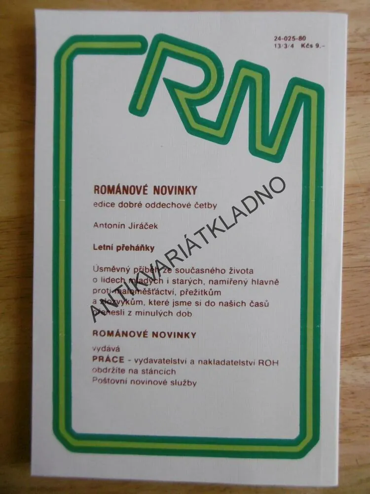 ZELENÝ VLAK, ROMÁNOVÉ NOVINKY, SCIFI POVÍDKY