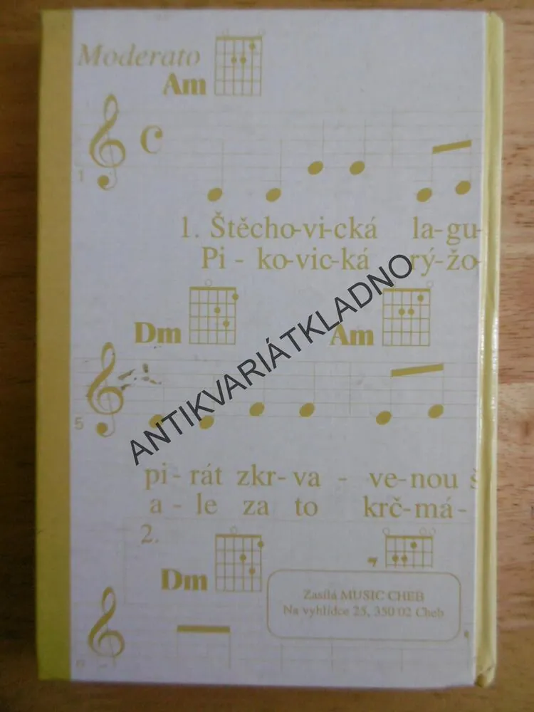 JÁ, PÍSNIČKA PRO 5.-9. TŘÍDU, NOTY, TEXT, AKORDY, KYTARA, **an