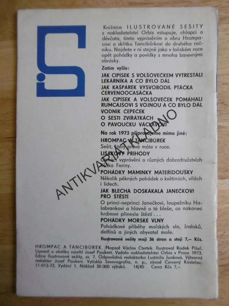 IS 7 - HROMPAC A TANCIBŮREK, ČTVRTEK, PILAŘ