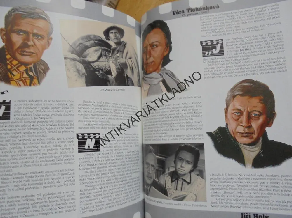 HVĚZDY ČESKÉHO FILMU 2., ČÁSLAVSKÝ,MENŠÍK AJ, **an