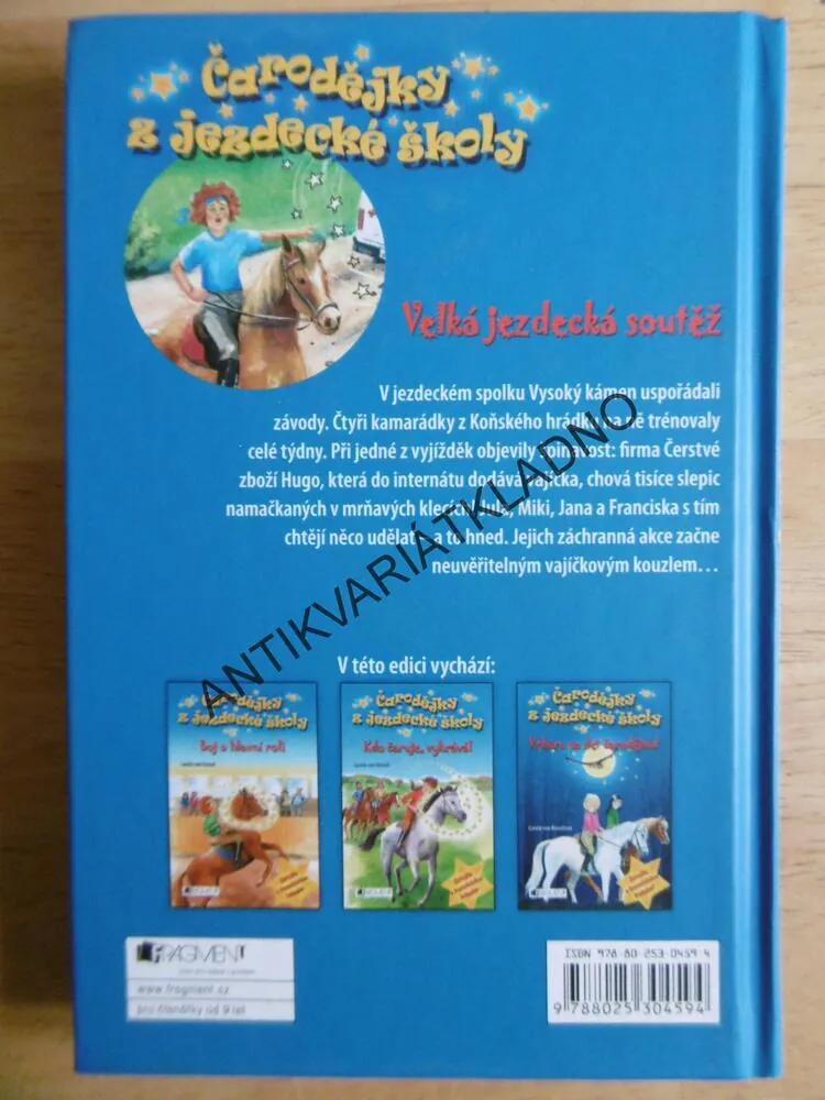 ČARODĚJKY Z JEZDECKÉ ŠKOLY,VELKÁ JEZDECKÁ SOUTĚŽ, KESSELOVÁ, **an