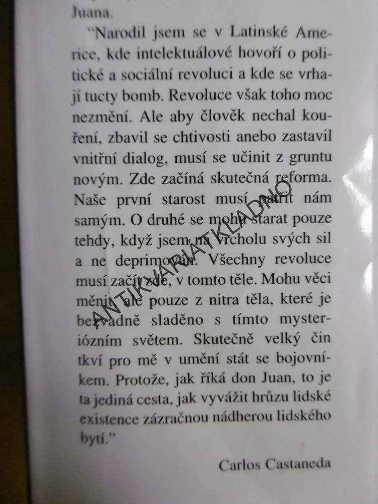 UČENÍ DONA JUANA, CARLOS CASTANEDA, **an