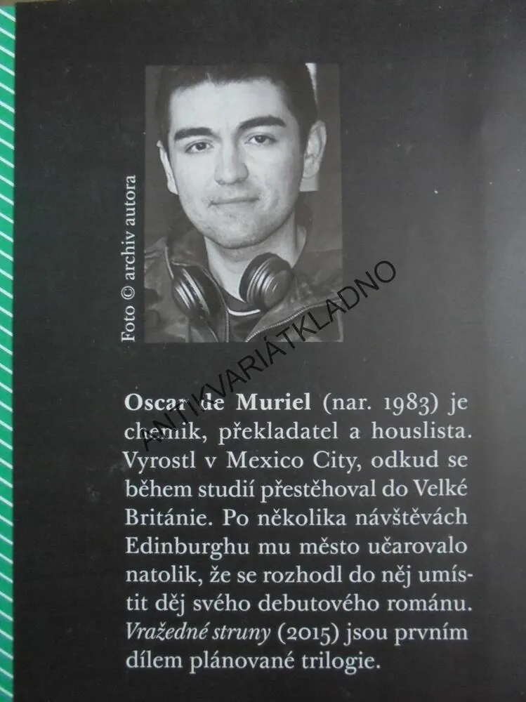 VRAŽEDNÉ STRUNY, OSCAR DE MURIEL - a