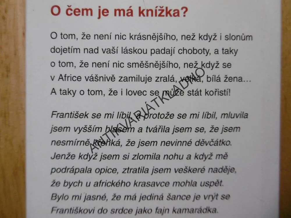 ULOVILA JSEM HO V BUŠI, HALINA PAWLOWSKÁ, **an