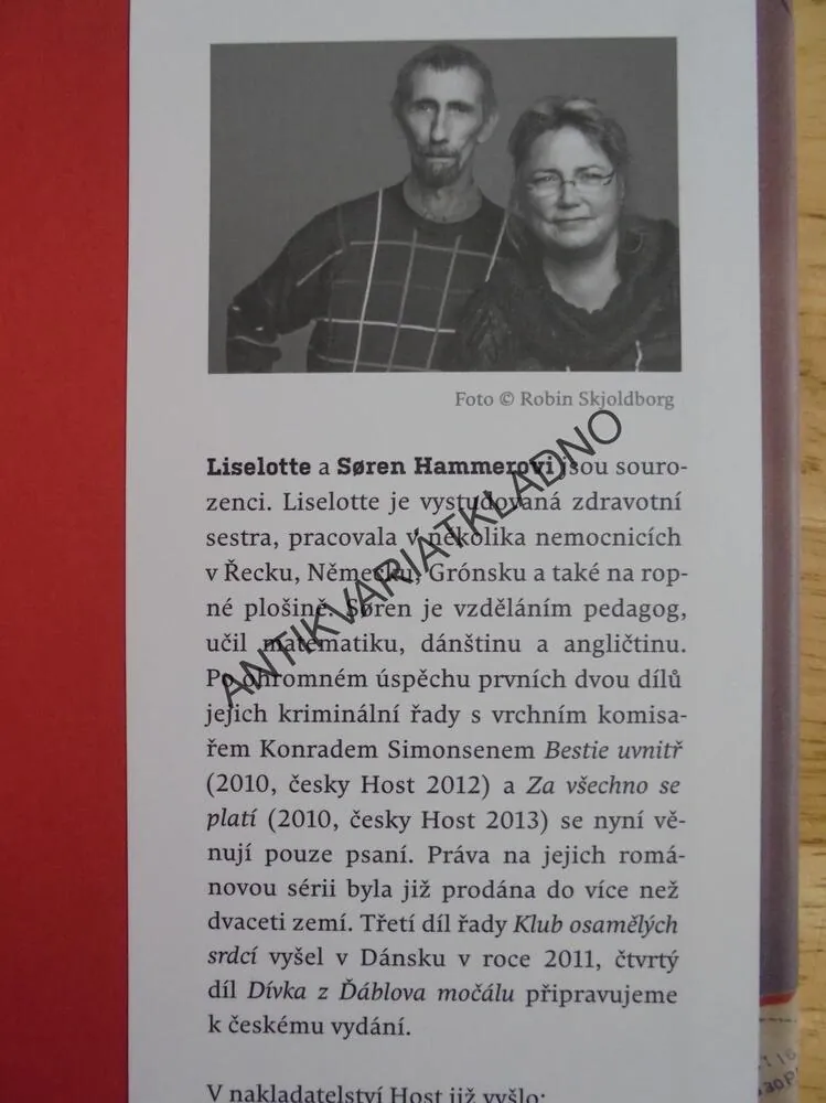 KLUB OSAMĚLÝCH SRDCÍ, HAMMER,HAMMEROVI, DETEKTIVKA, **an