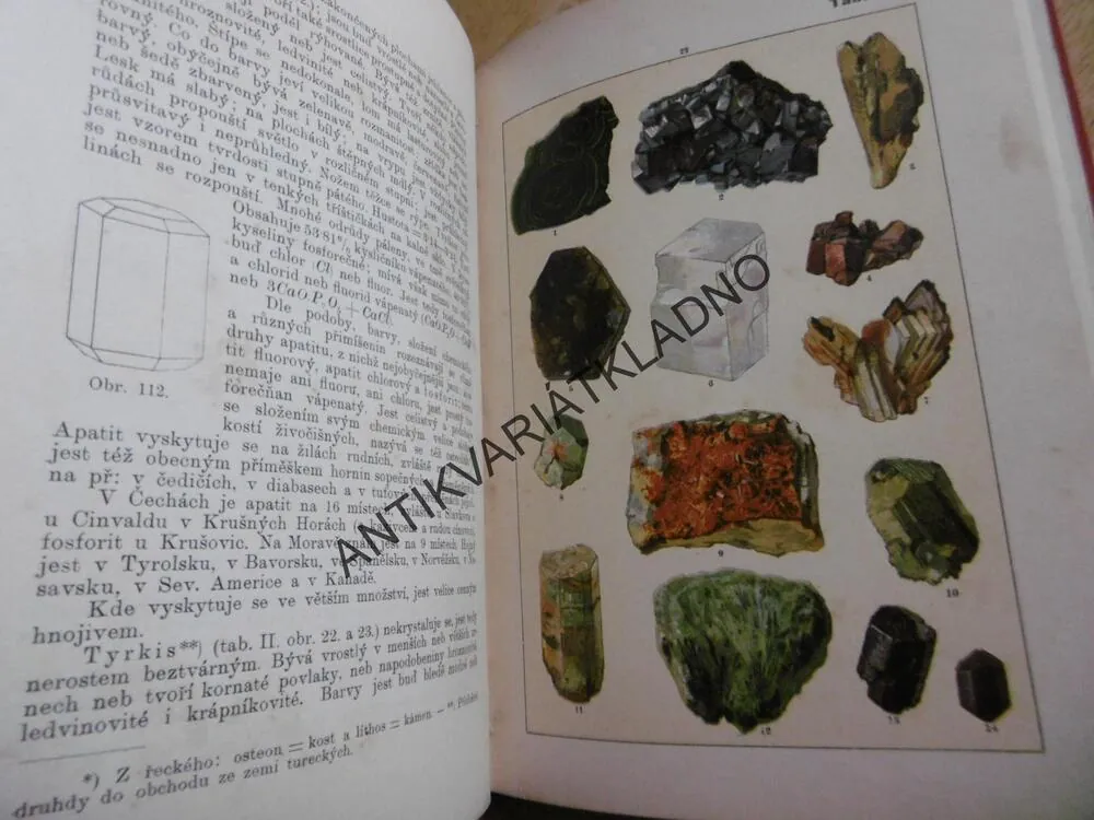 MALÝ BREHM, 6 X LITOGRAFIE, O NEROSTECH, HORNINÁCH A SLOŽENÍ ZEMSKÉ KŮRY, **an
