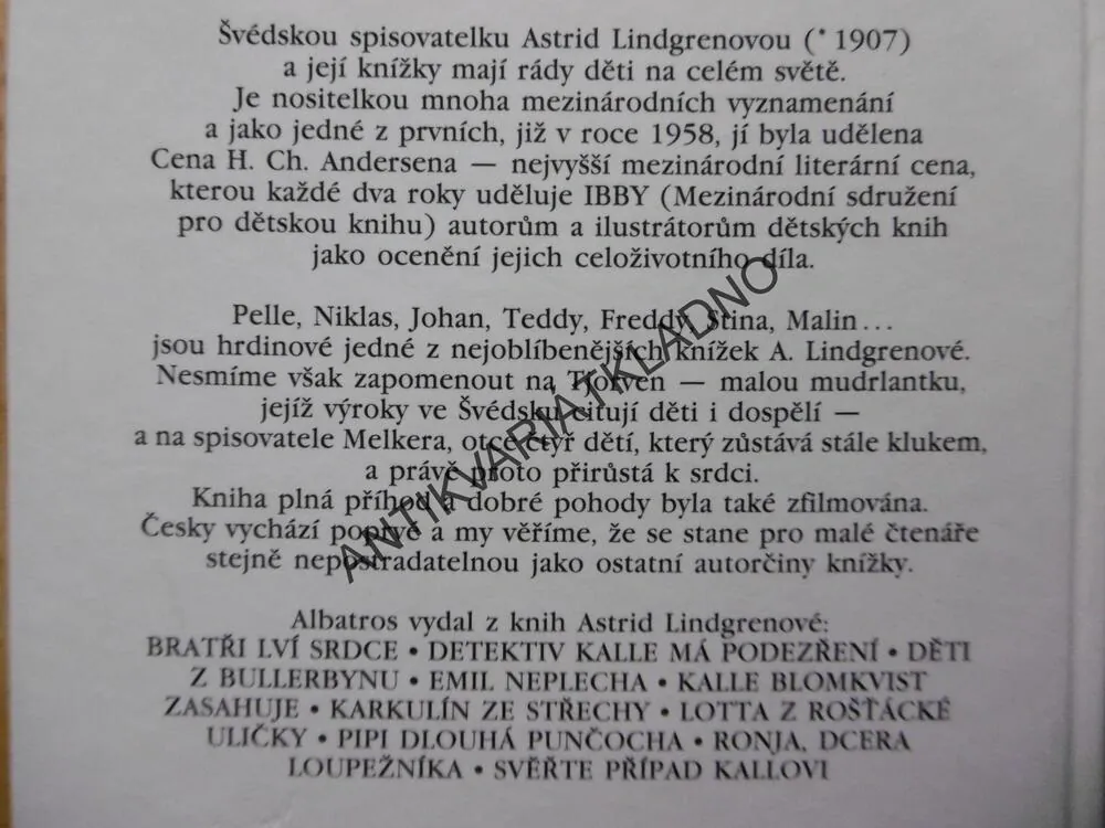 MY Z OSTROVA SALTKRAKAN, ASTRID LINDGRENOVÁ, JAN ČERNÝ