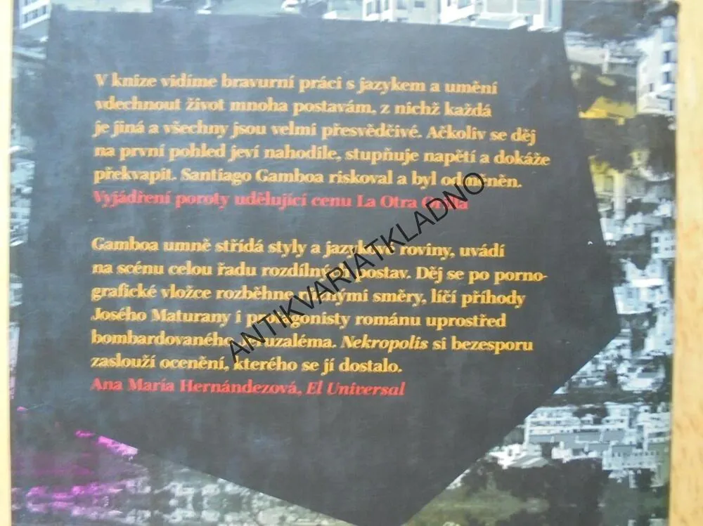 NEKROPOLIS, SANTIAGO GAMBOA - a