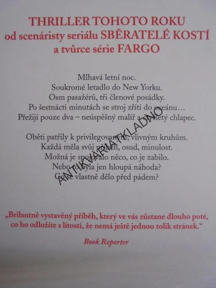 PŘED PÁDEM, NOAH HAWLEY, BESTSELLER, **an