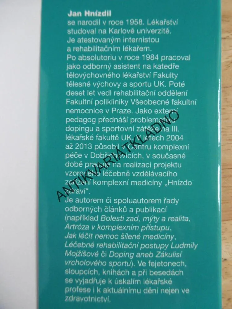 MÝM MARODŮM, JAK VYROBIT PACIENTA, JAN HNÍZDIL, **an