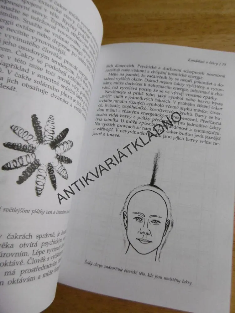 KUNDALINI A ČAKRY, PRAKTICKÁ KNIHA, CESTA UVOLNĚNÍ ŽIVOTNÍ ENERGIE