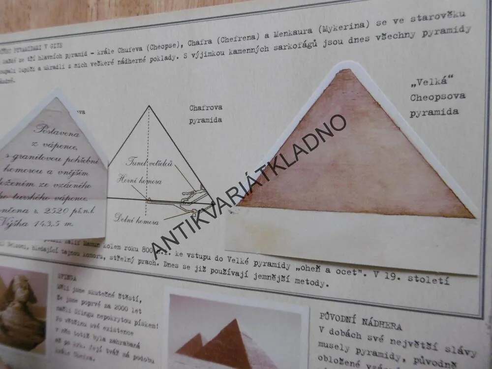 EGYPTOLOGIE, PYRAMIDY, AJ. **an