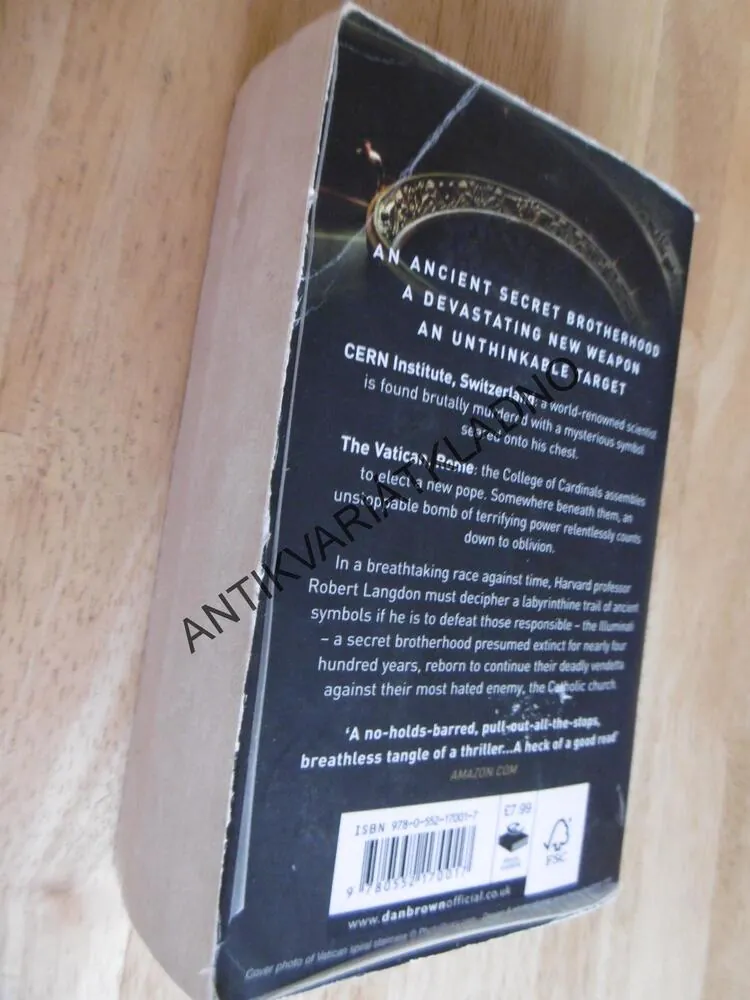 ANGELS END DEMONS, DAN BROWN, ANGLICKY, **an