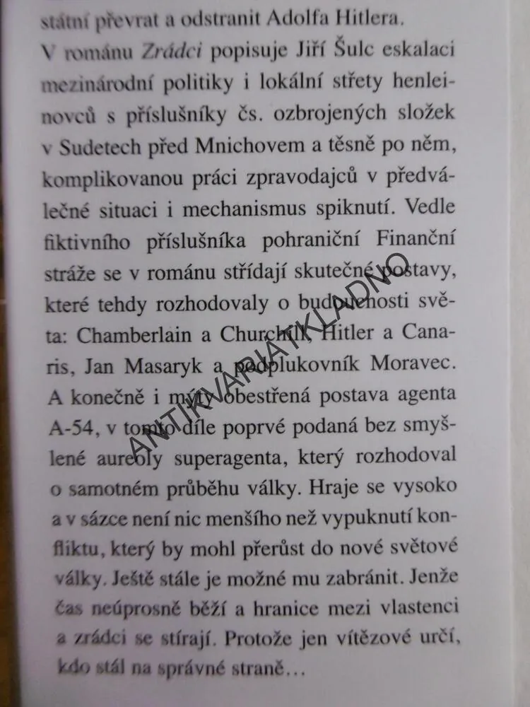 ZRÁDCI, JIŘÍ ŠULC, **an