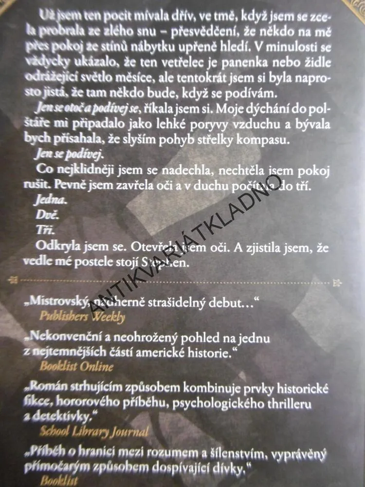 VE STÍNU ČERNÝCH PTÁKŮ, CAT WINTERSOVÁ, **an