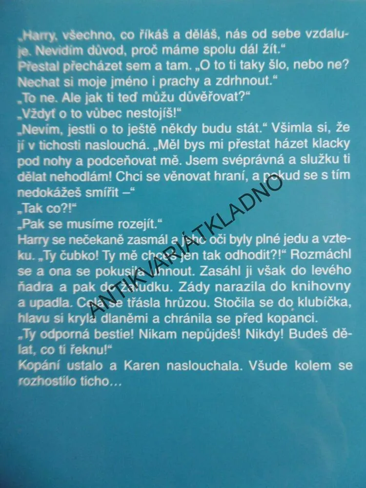 V BEZPEČÍ, FRANCES GALLEYMORE, GALLEYMOREOVÁ, **an