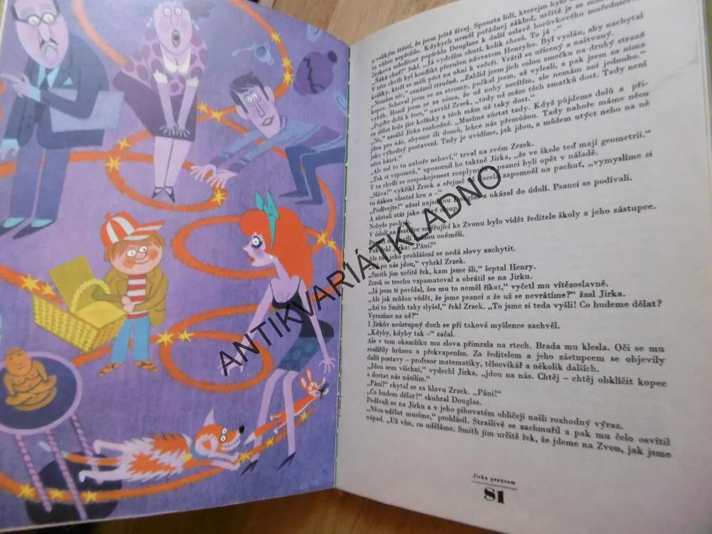 JIRKA POSTRACH RODINY, RICHMAL CROMPTONOVÁ, MALÁK, 1971, **an