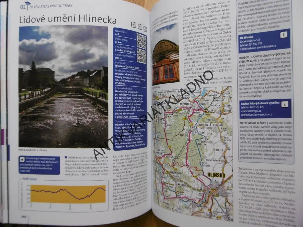 OTTŮV ATLAS VÝLETNÍ TRASY ČESKÁ REPUBLIKA, 156 CYKLOVÝLETŮ, 240 TURISTICKÝCH TRAS, 1000 TIPŮ, **an