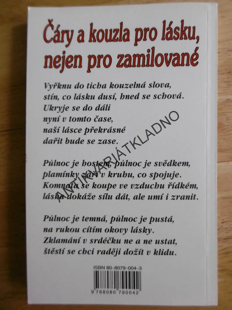 MILOSTNÁ KOUZLA, STANISLAV BANHÁZI, **an