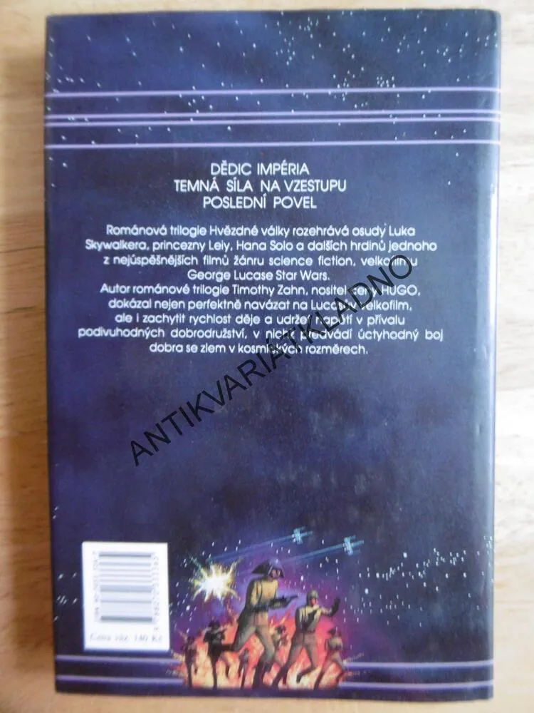 STAR WARS,POSLEDNÍ POVEL, HVĚZDNÉ VÁLKY, SÁGA POKRAČUJE, TIMOTHY ZAHN