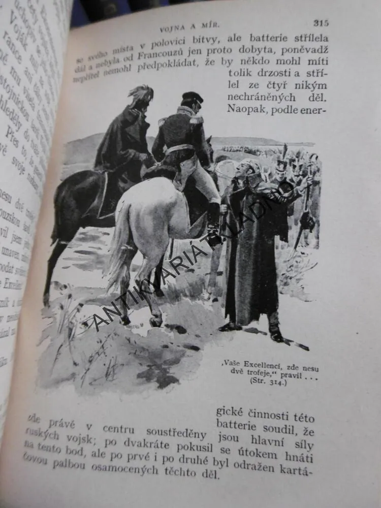VOJNA A MÍR 1-5, LEV NIKOLAJEVIČ TOLSTOJ, 1924, HUDEČEK