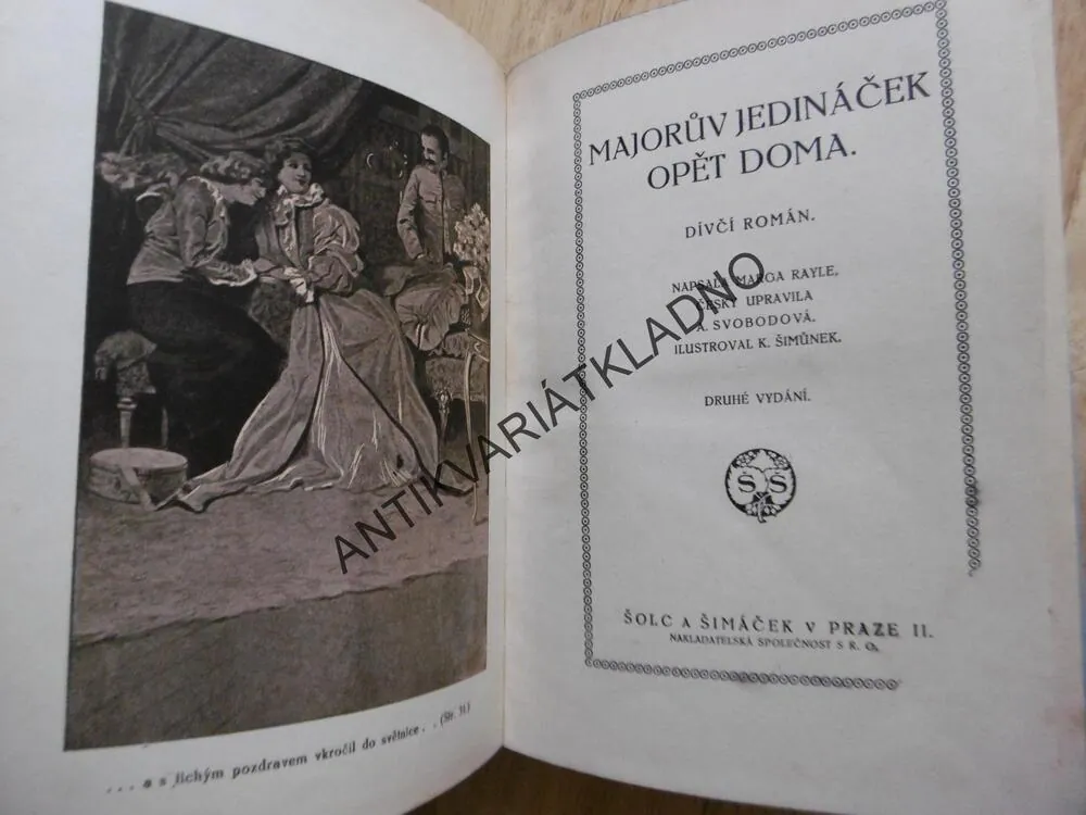 MAJORŮV JEDINÁČEK OPĚT DOMA,  MARGA RAYLE, ŠIMŮNEK, **an