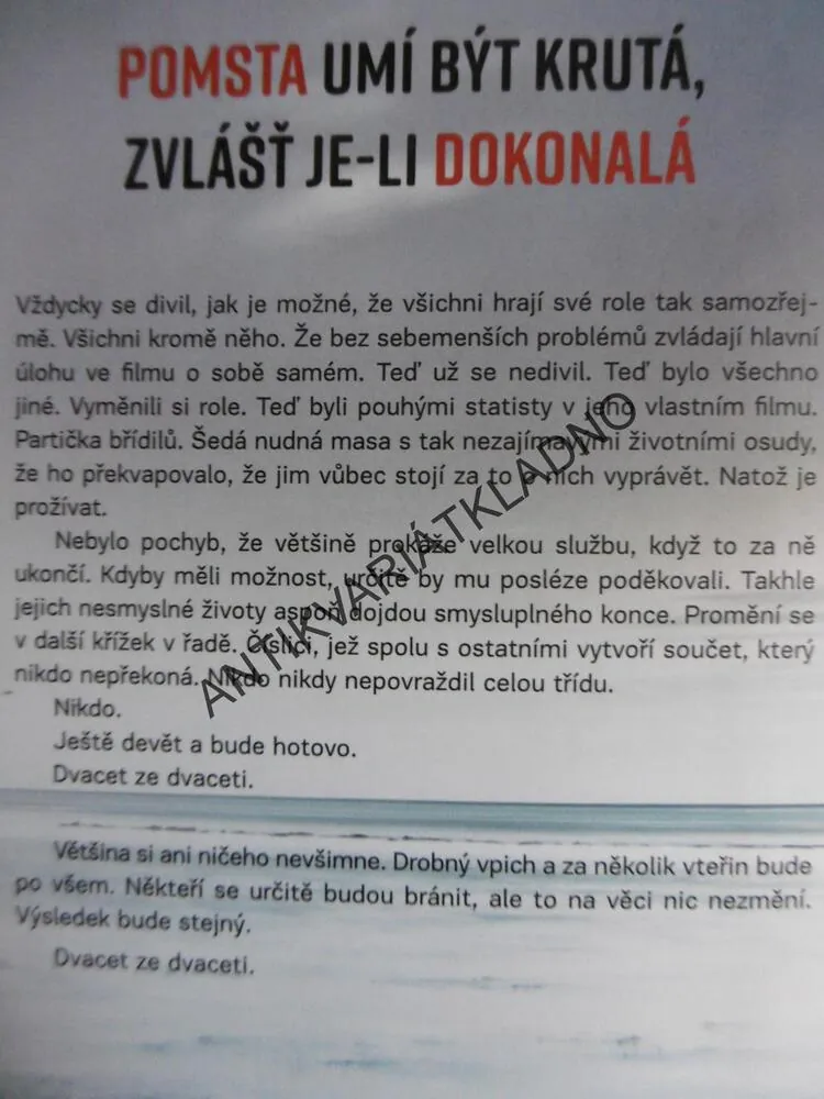 OBĚŤ BEZ TVÁŘE, STEFAN AHNHEM, **an