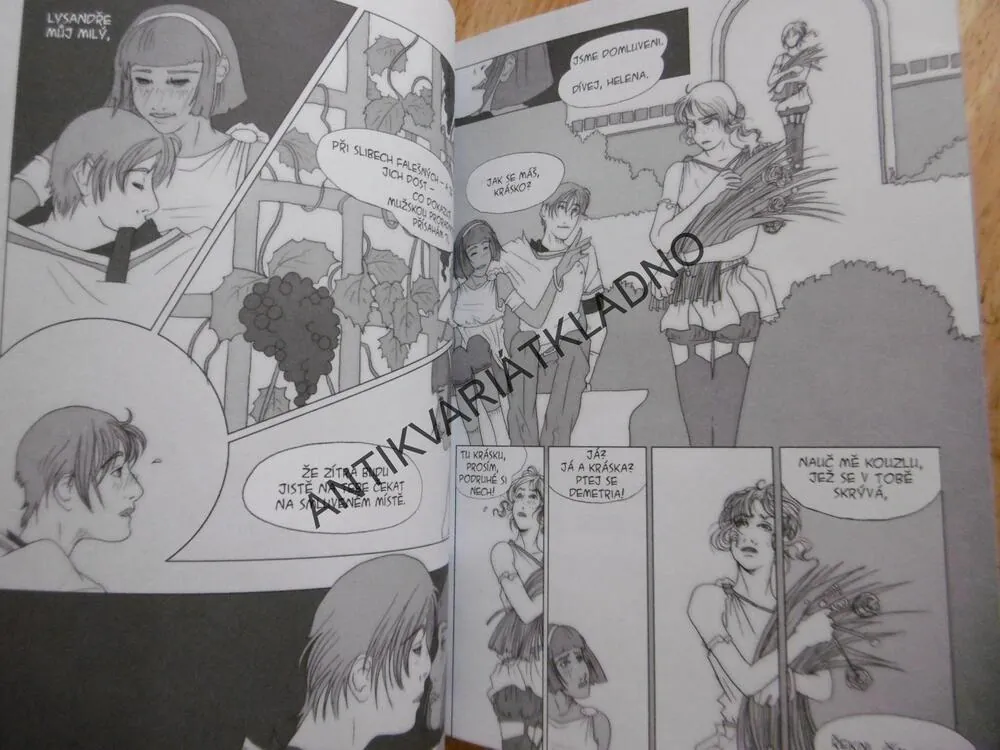 SEN NOCI SVATOJÁNSKÉ, MANGA SHAKESPEARE, KATE BROWN, **an