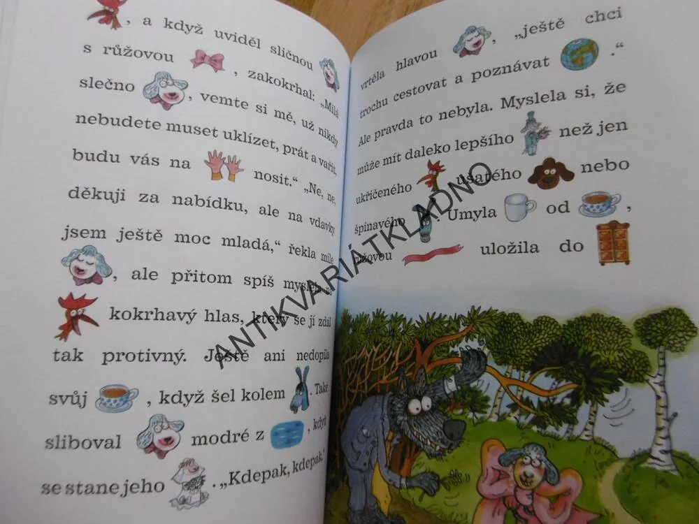 NEPOSLUŠNÁ KŮZLÁTKA A JINÉ POHÁDKY, MALOVANÉ ČTENÍ, **an