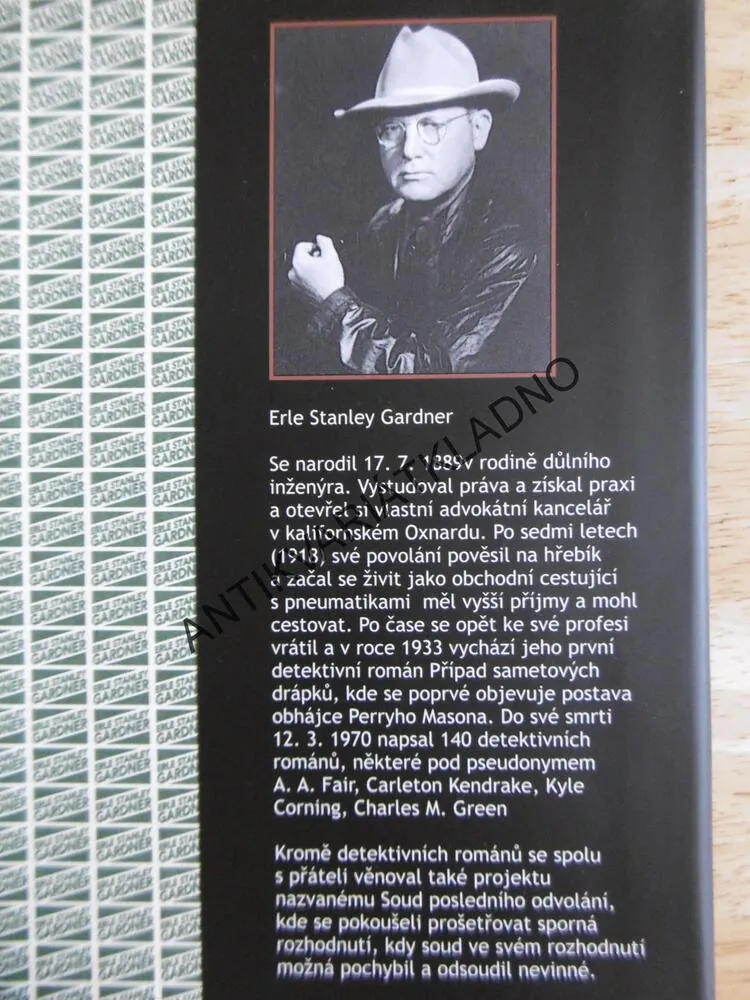 PŘÍPAD ARLENY FERRISOVÉ, ERLE STANLEY GARDNER, **an