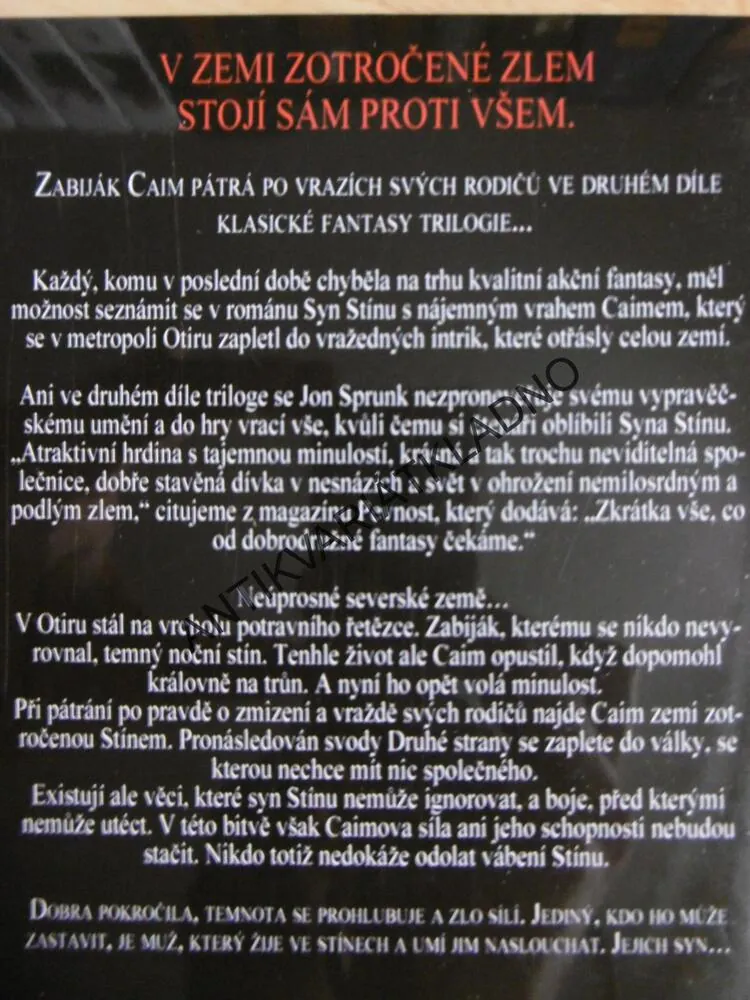 SYN STÍNU,STÍN 1-3, JON SPRUNK
