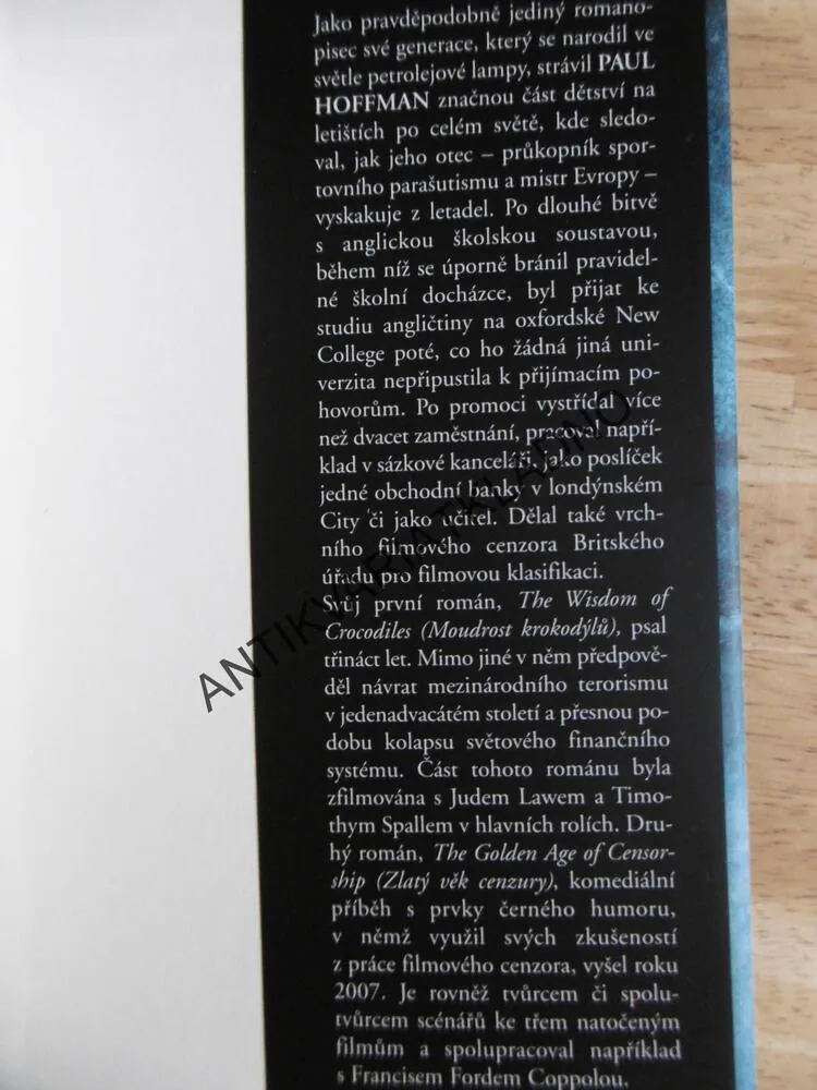 ČTYŘI POSLEDNÍ VĚCI, PAUL HOFFMAN