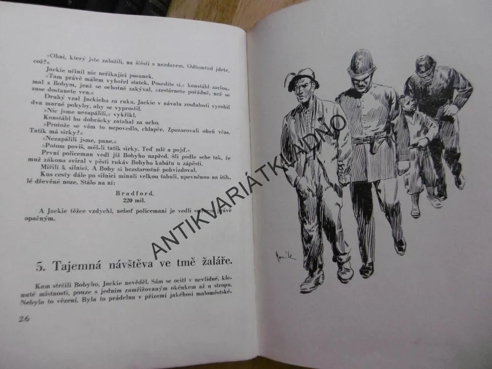 ČERNÝ BLESK, EDUARD FIKER, FR. HORNÍK, **an