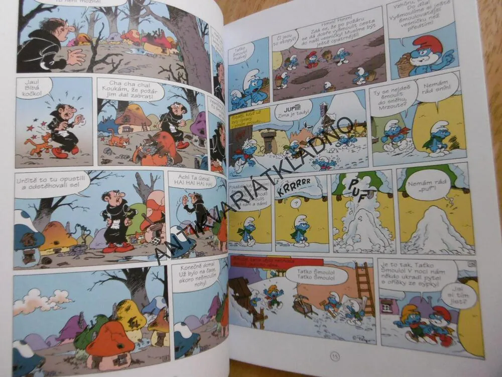 ŠMOULOVÉ, ŠMOULÍ DIVOCH, KOMIKS, **an