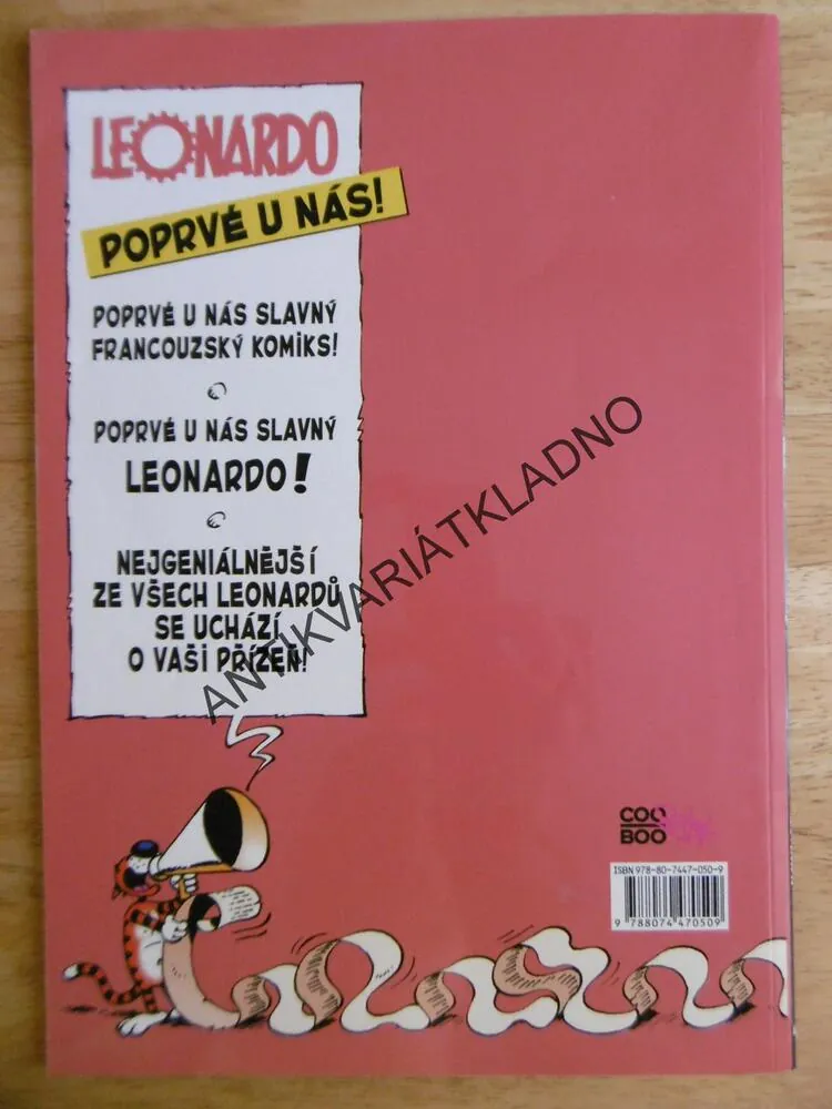 LEONARDO JE GÉNIUS, 1., KOMIKS
