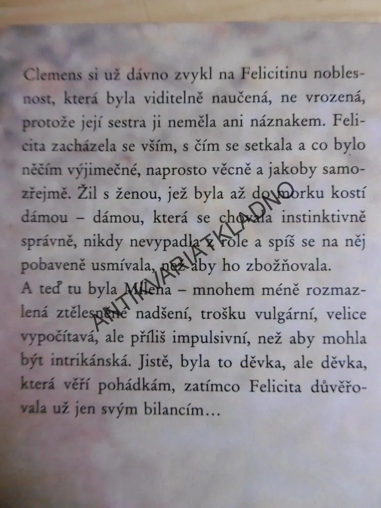 PROKLETÍ, SUSANNE SEITZOVÁ, **an