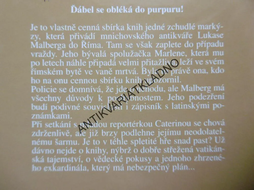OSMÝ HŘÍCH, PHILLIPP VANDERBERG, **an