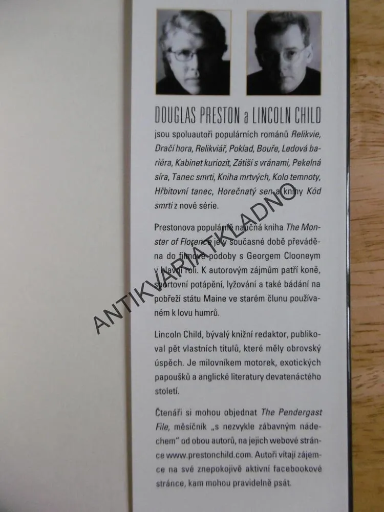 CHLADNOKREVNÁ MSTA, DOUGLAS PRESTON, LINCOLN CHILD, **an