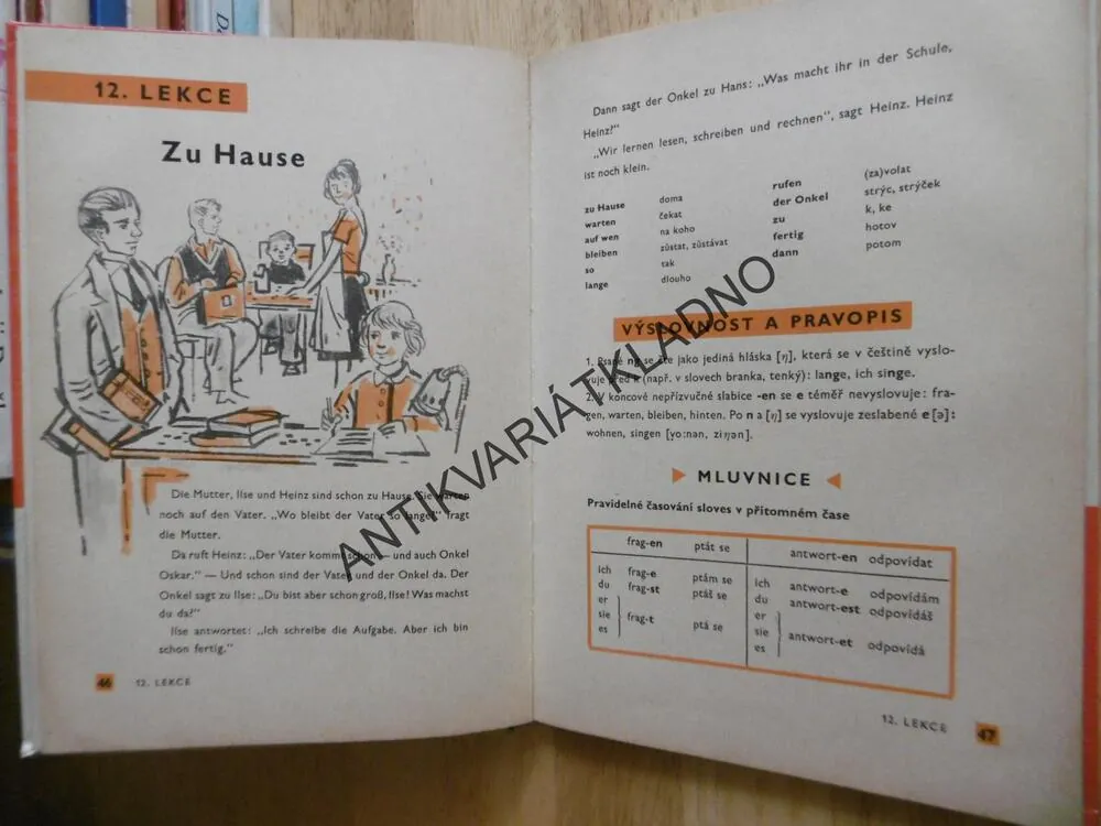 NĚMČINA PRO 7.ROČNÍK, BENEŠ, 1962