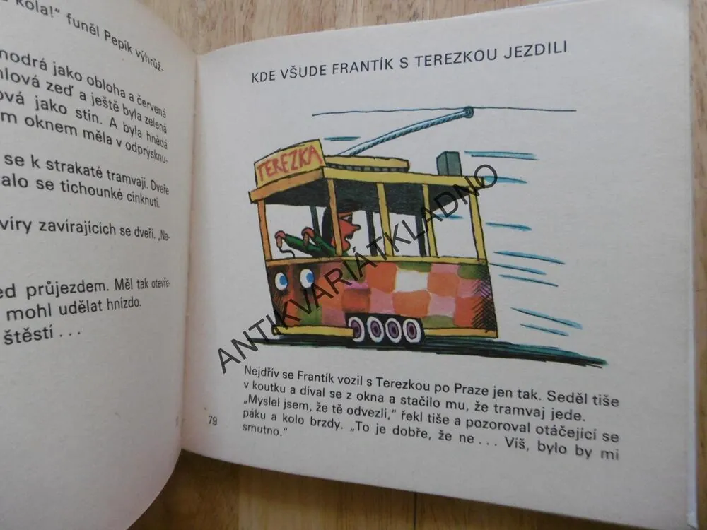 POHÁDKA O STARÉ TRAMVAJI, OTA HOFMAN, ALOIS MIKULKA, 1979