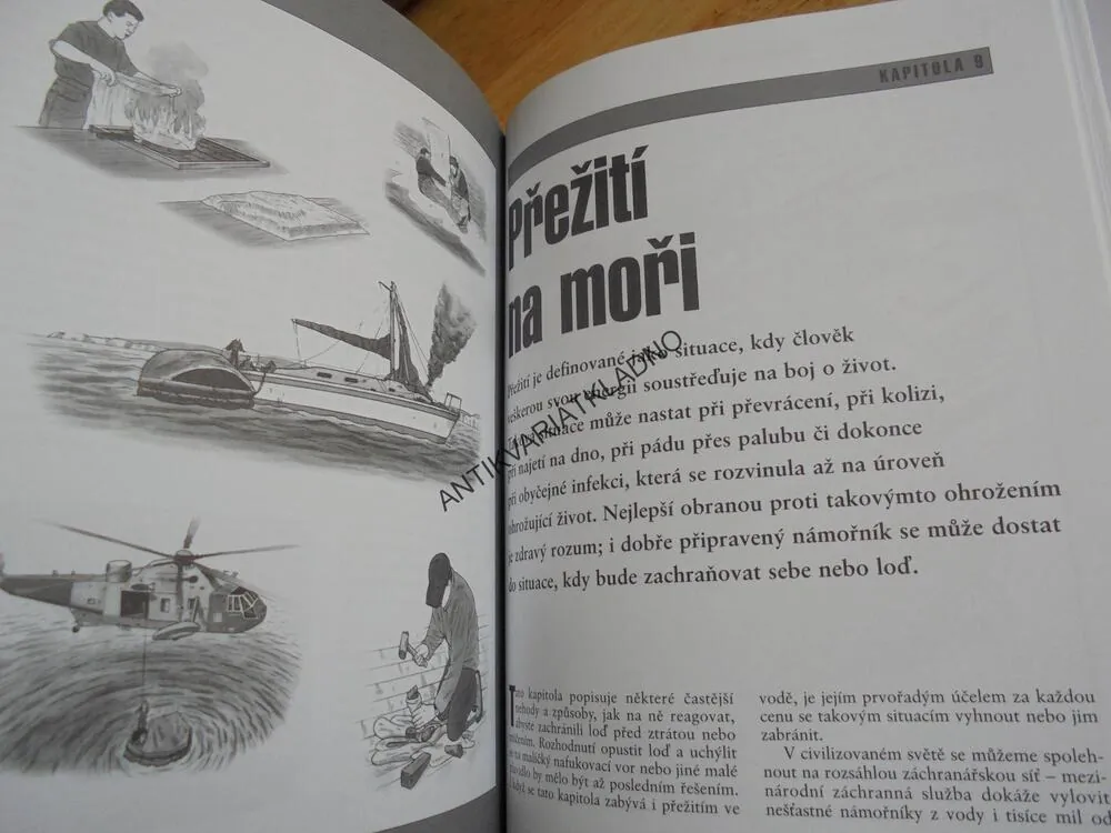 JACHTAŘSKÉ TECHNIKY, OBRAZOVÁ PŘÍRUČKA, LOĎ, JACHTA, MOŘE