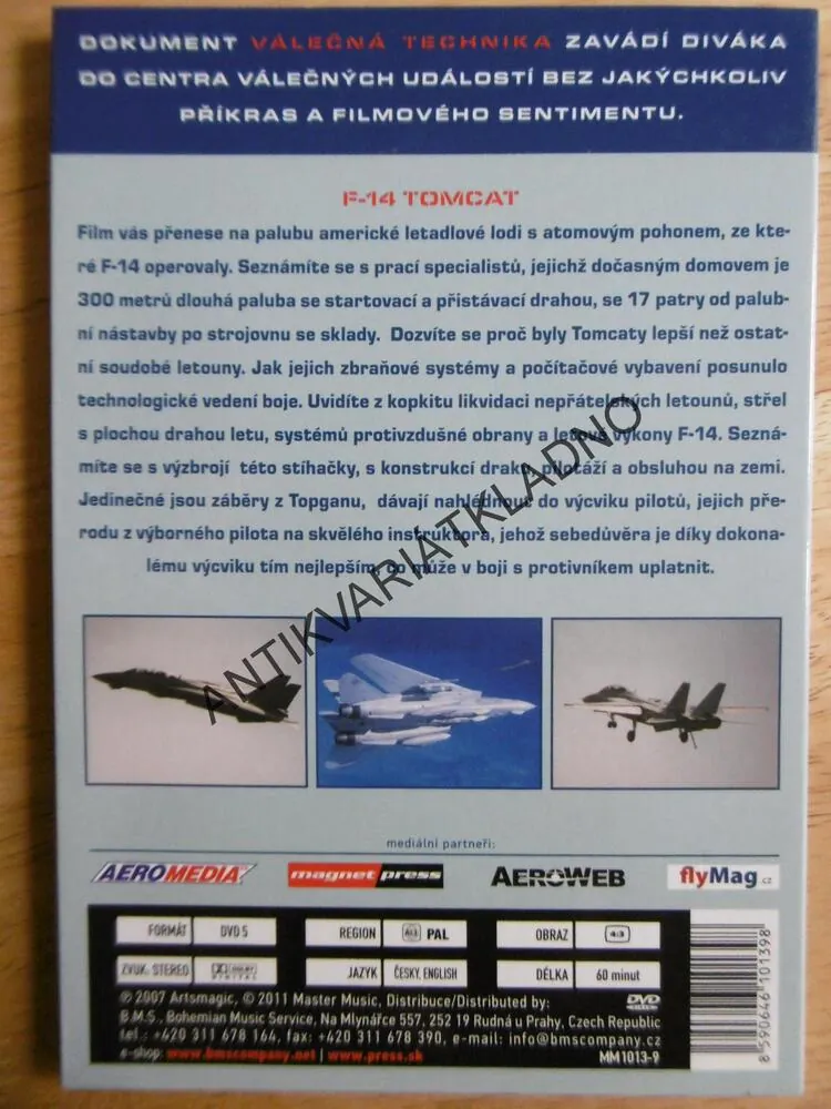 F-14 TOMCAT, DVD FILM DOKUMENT