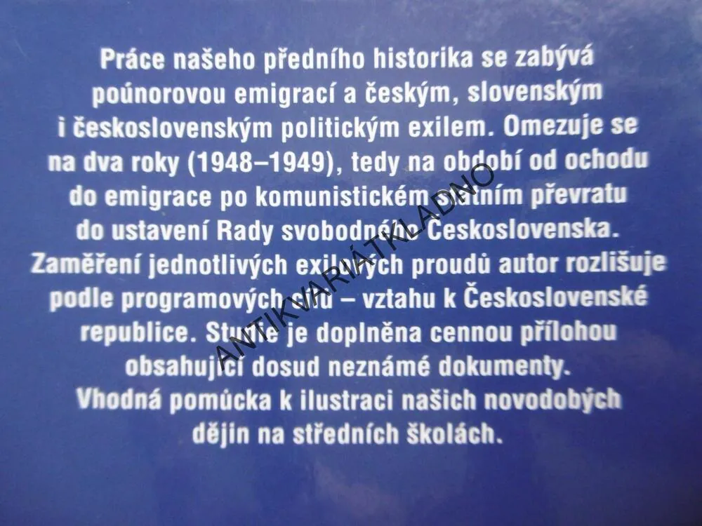POÚNOROVÝ EXIL 1948-49, KAREL KAPLAN