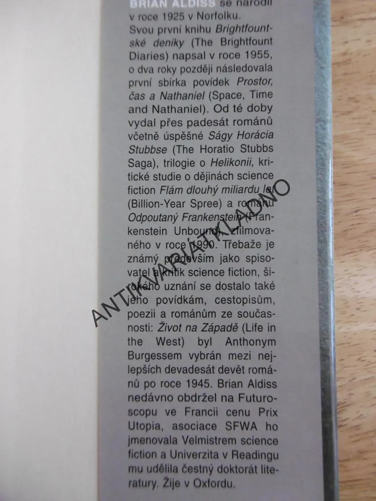 SUPERHRAČKY VYDRŽÍ CELÉ LÉTO, BRIAN ALDISS