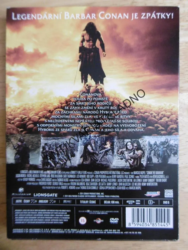 BARBAR CONAN, DVD FILM