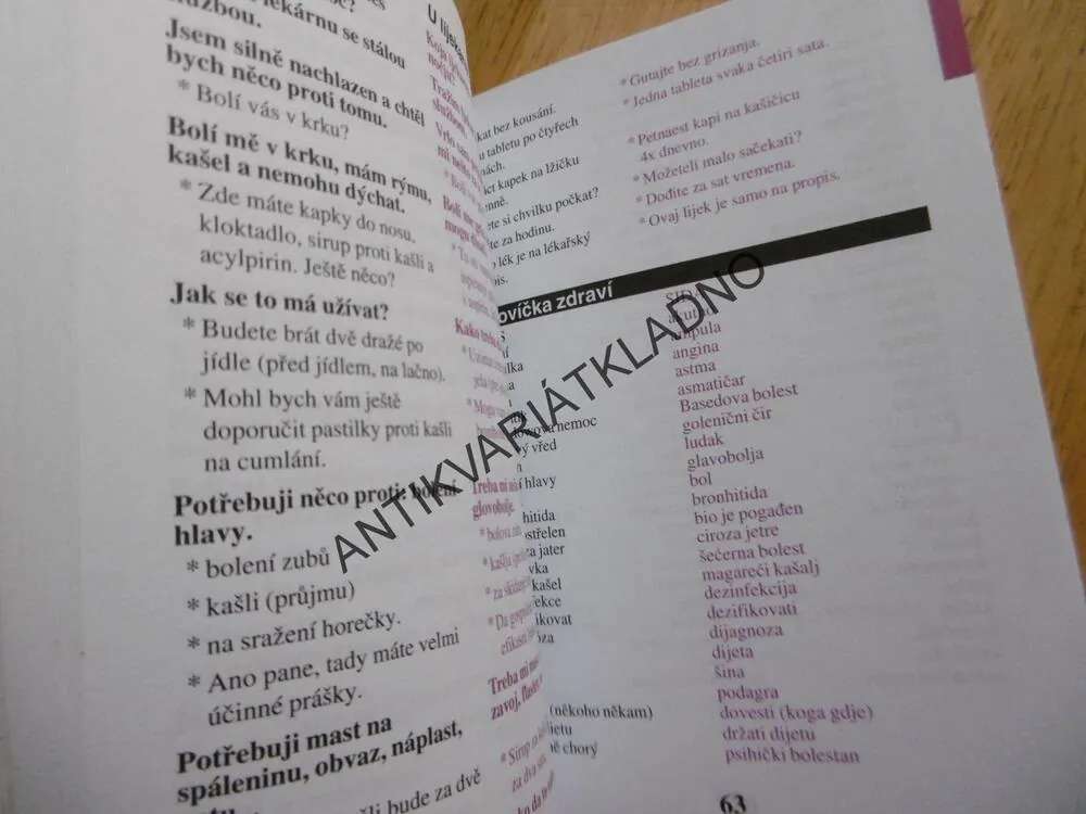 CHORVATŠTINA, praktický jazykový průvodce, 