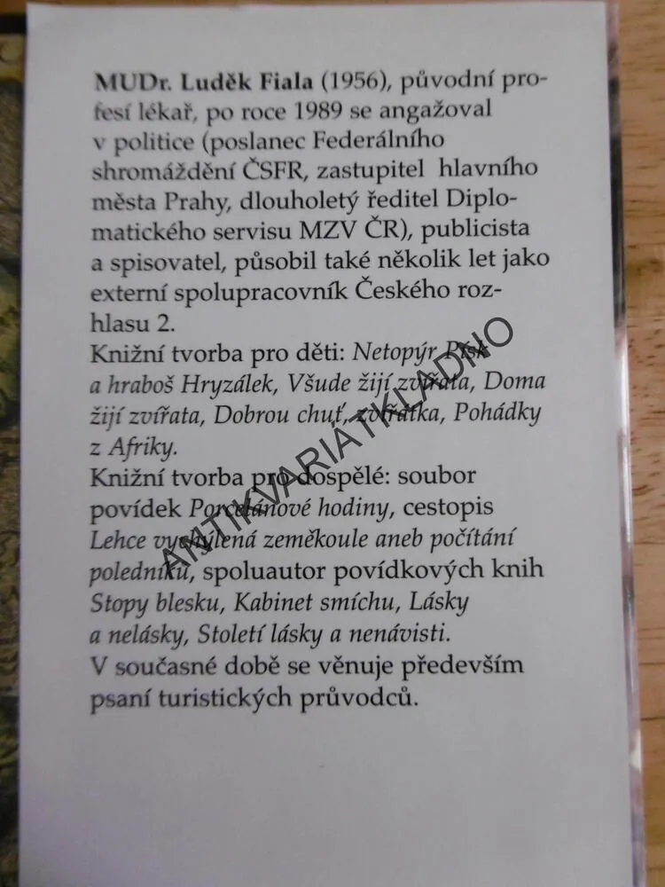 SAFARI PO AFRICKÝCH A ASIJSKÝCH MĚSTECH, LUDĚK FIALA, **an